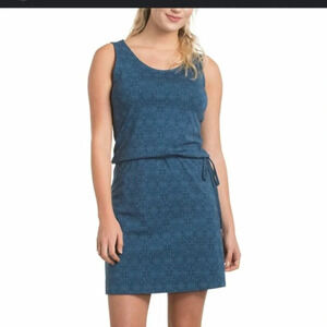 Kuhl Kyra Switch Dress Size Small Blue Sleeveless Travel
